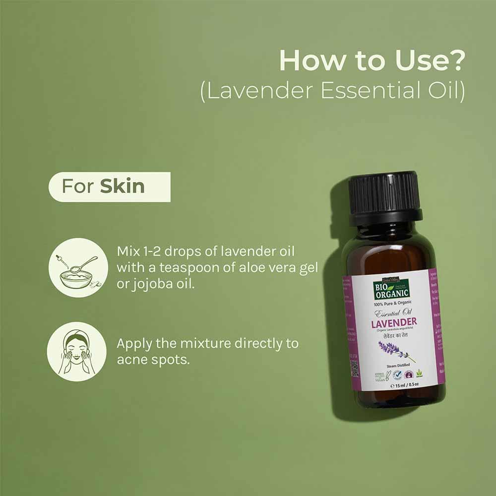 Pure & Organic Lavender Essential Oil - 15ml 15ml