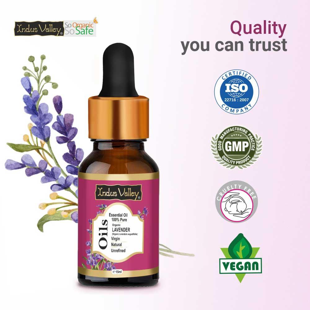 Pure & Organic Lavender Essential Oil - 15ml 15ml