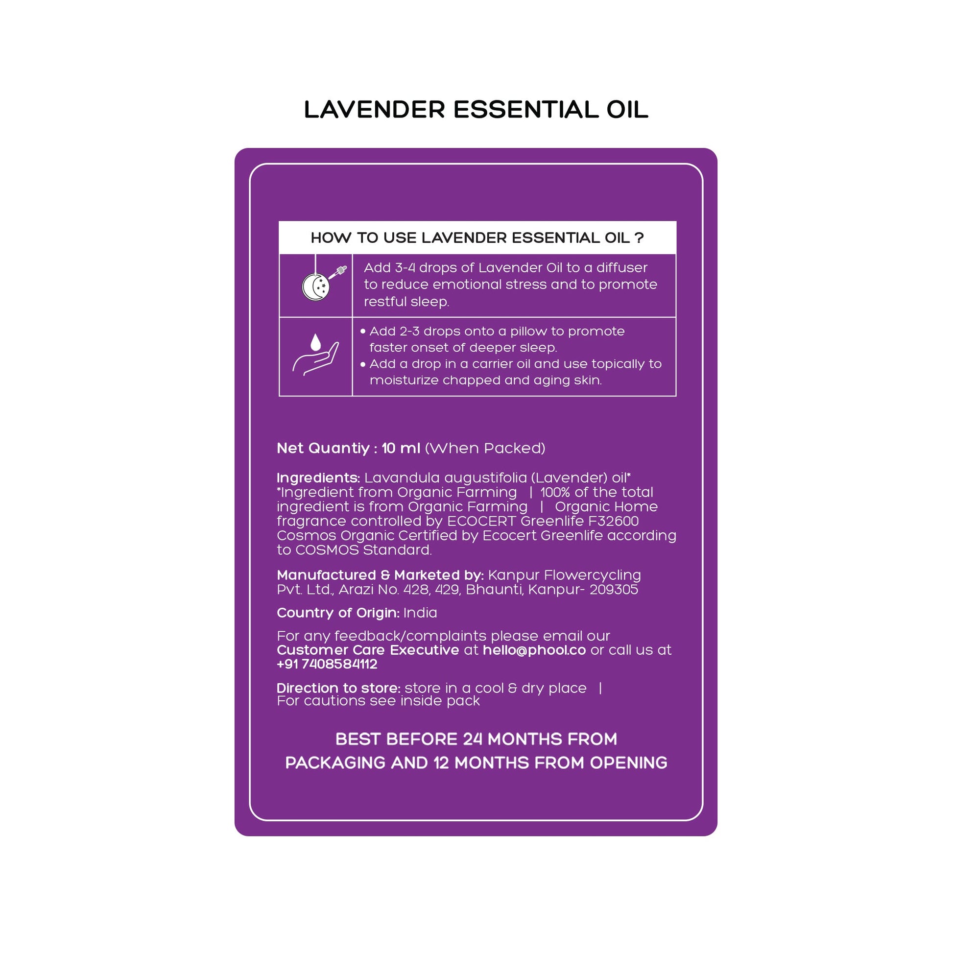 Lavender Essential Oil (10ml)