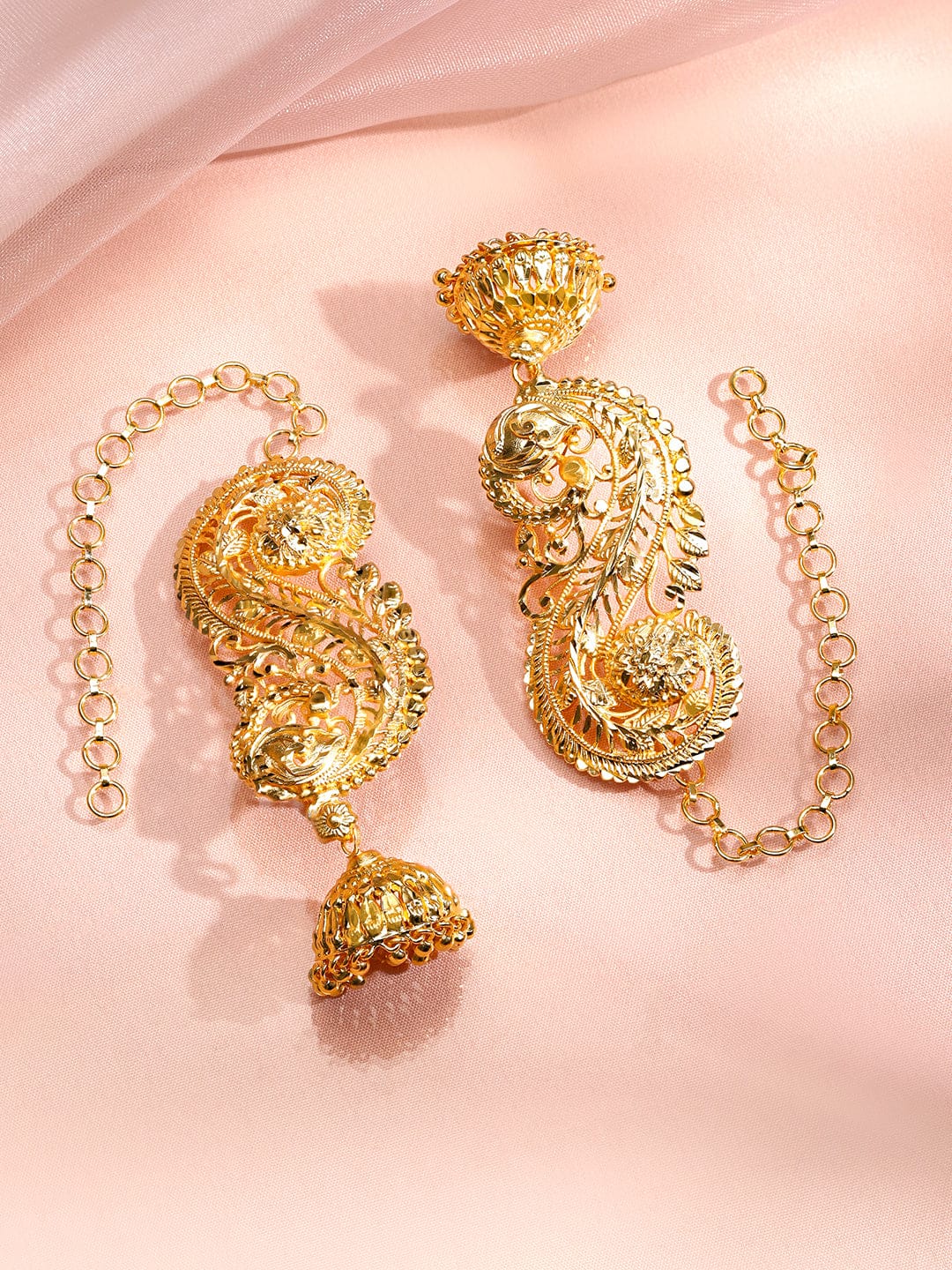 Leaf Filigree Ear-Cuff Jhumka フリーサイズ