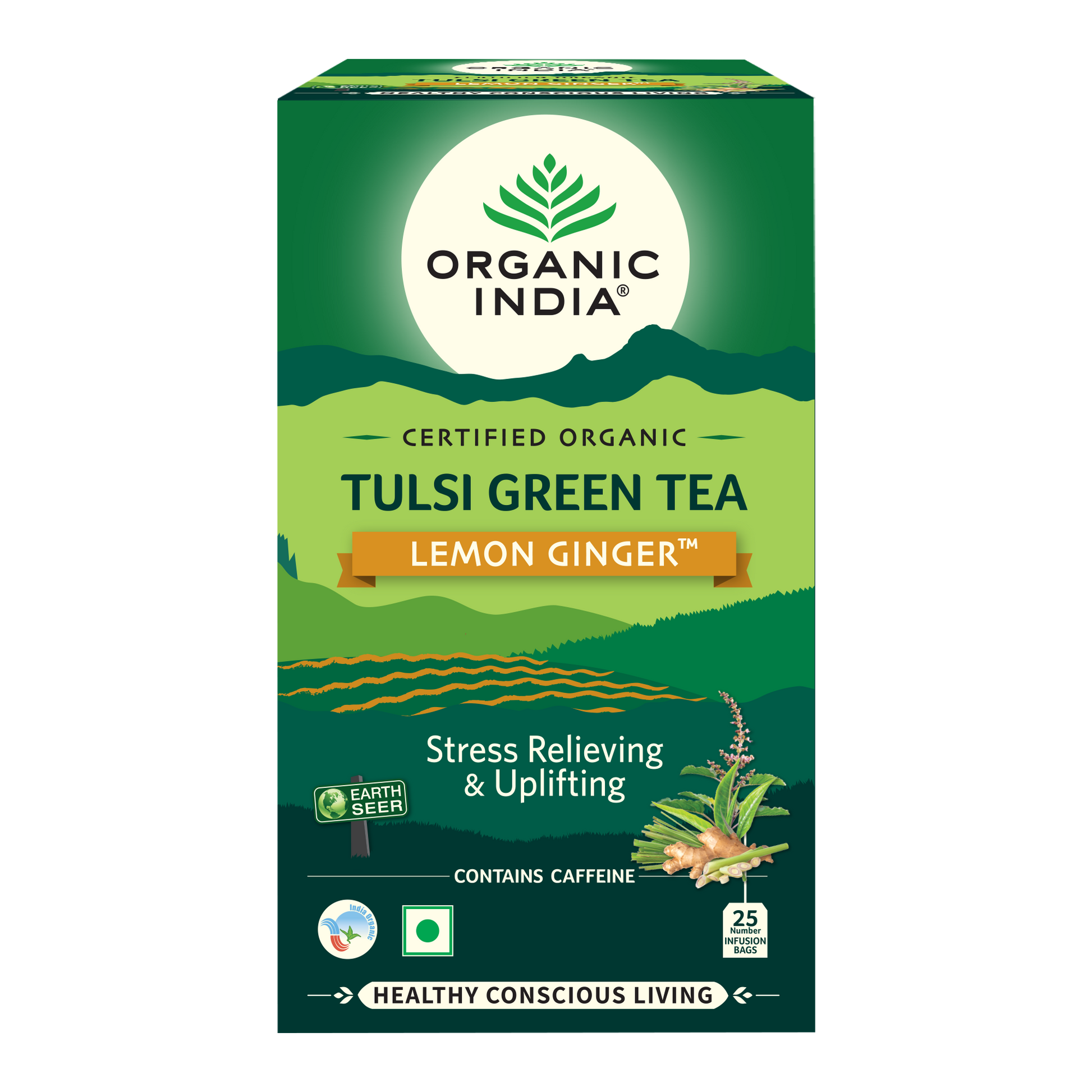 Tulsi Green Tea Lemon Ginger & Detox Kahwa Combo