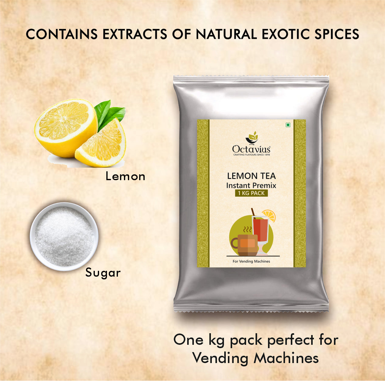 Lemon Iced Tea Premix 15 Sachets