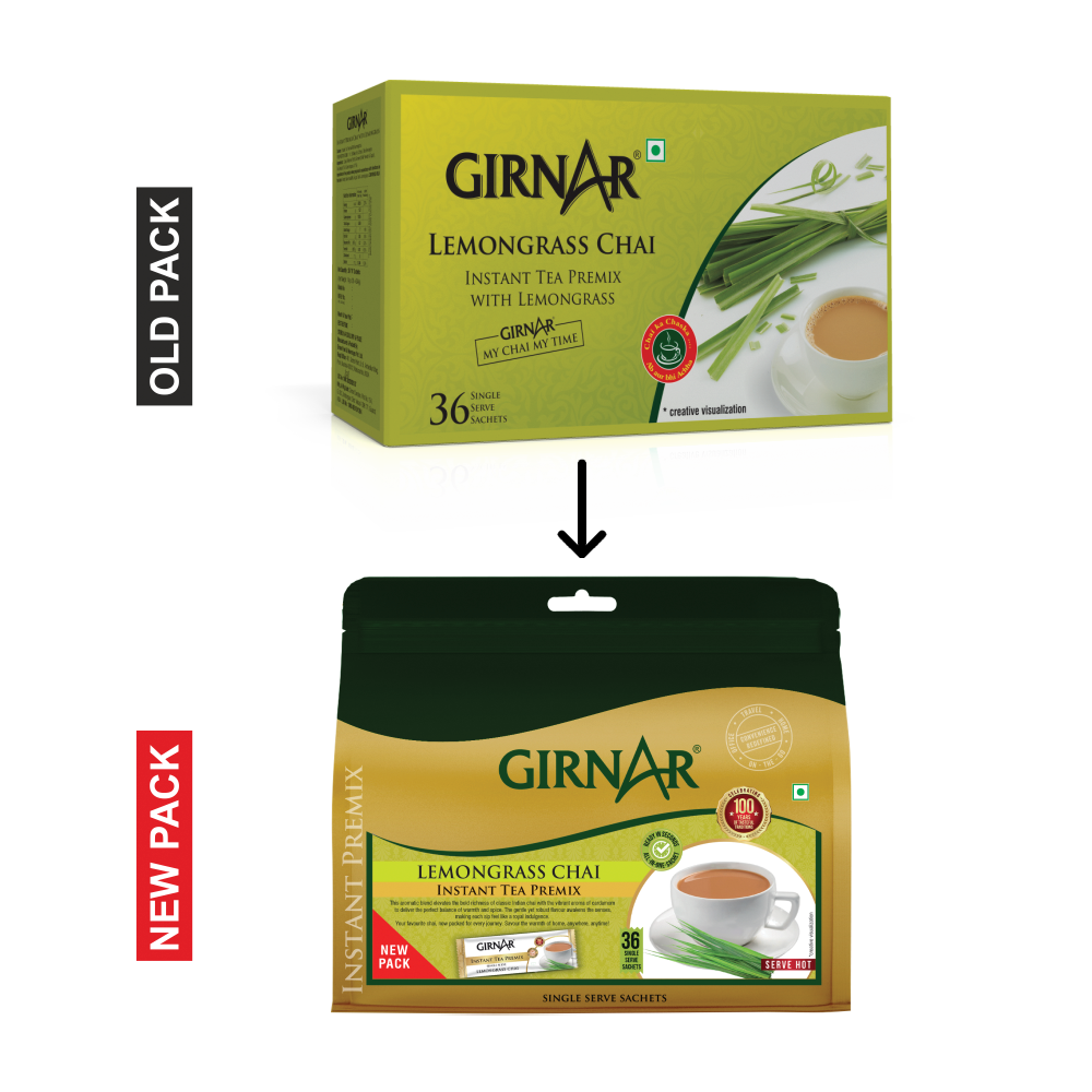Instant Tea Premix With Lemongrass 10 Sachets