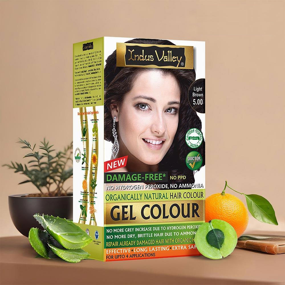 Damage Free Gel Colour Light Brown 5.00 - 200ml + 20g 200ml