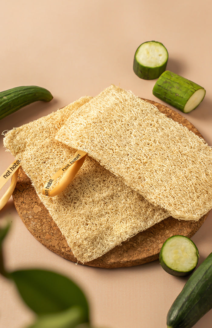 Sun Dried Loofah - Twin Pack 2個パック