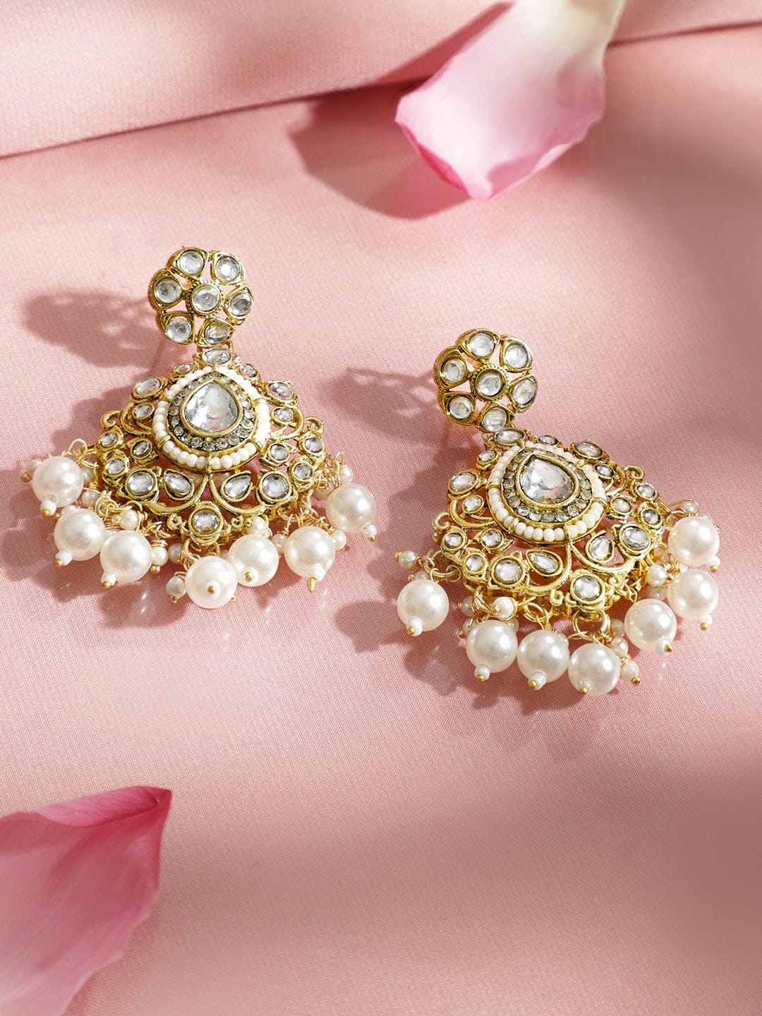 Luxe Tradition Kundan Necklace Set フリーサイズ
