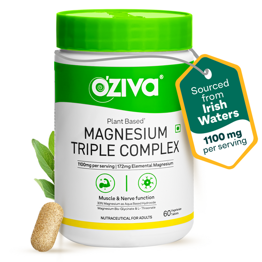 Magnesium Triple Complex for Muscle & Nerve Function 60 Tablets 60 Tablets