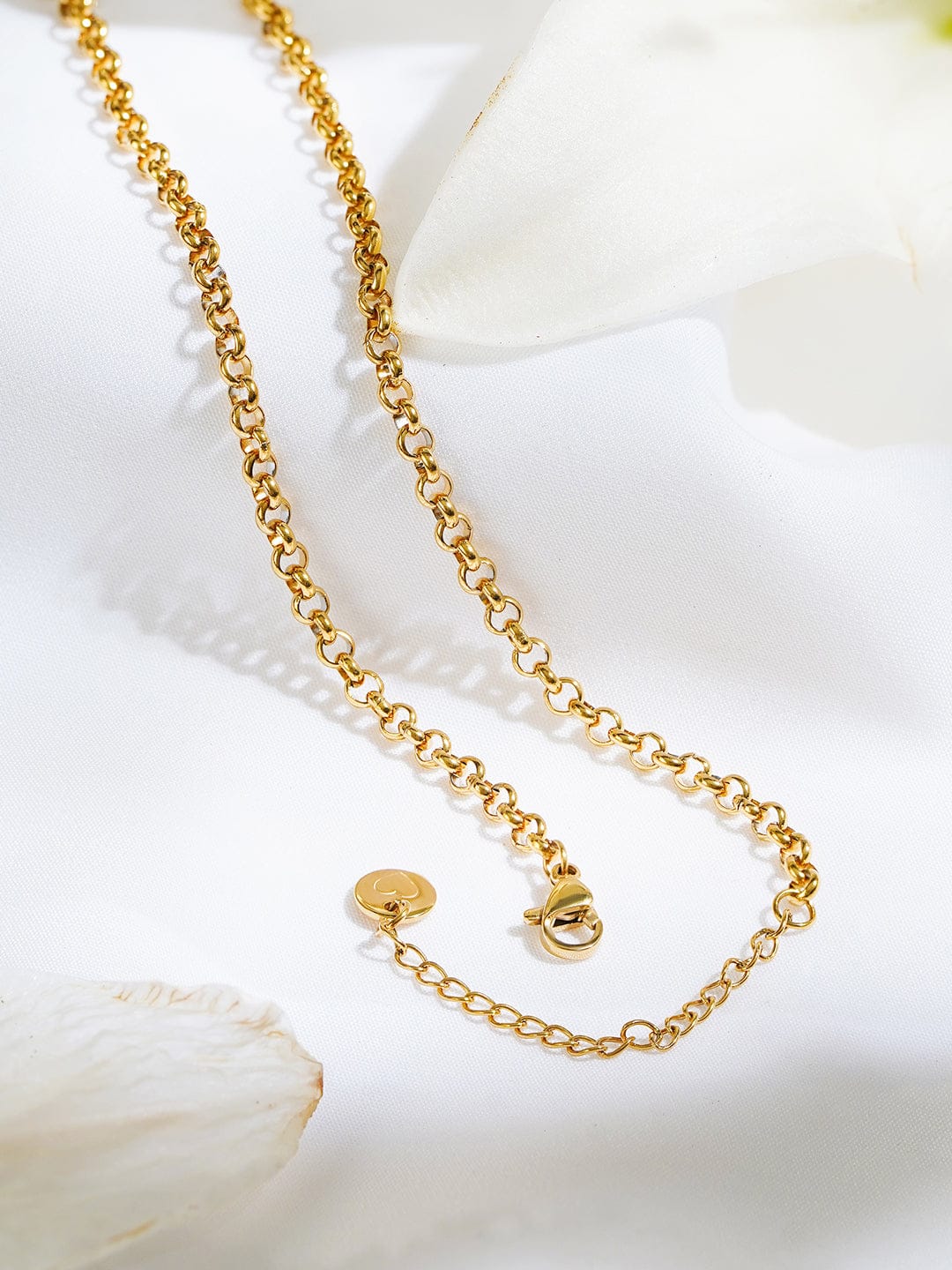 Majestic Circles Chic Gold Plated Necklace フリーサイズ