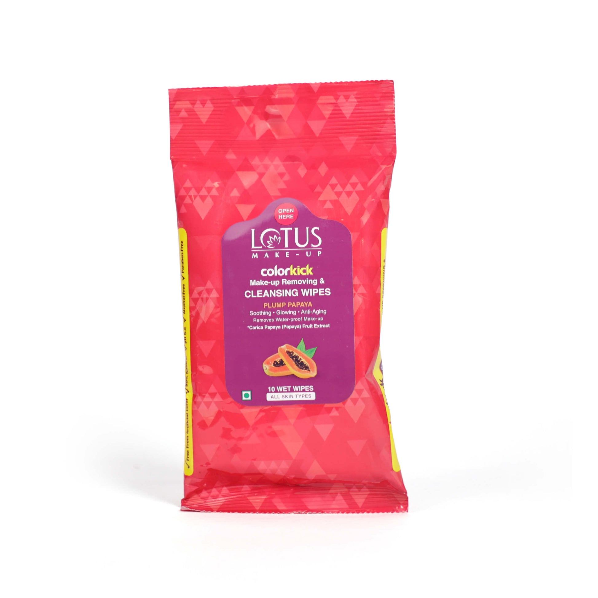 Colorkick Makeup Removing & Cleansing Wipes Pack of 4*10N