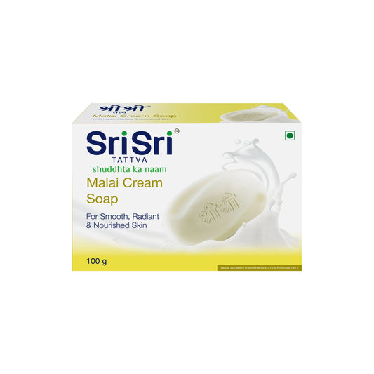 Malai Cream Soap - Relaxes, Refreshes & Rejuvenates, 100 g 100g