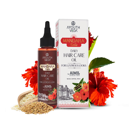 Mandara Taila Daily Hair Care Oil For Lustrous Look 100ml 100ml