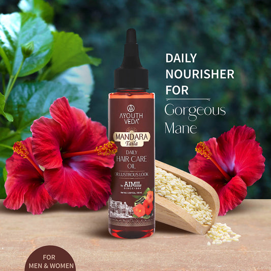 Mandara Taila Daily Hair Care Oil For Lustrous Look 100ml 100ml