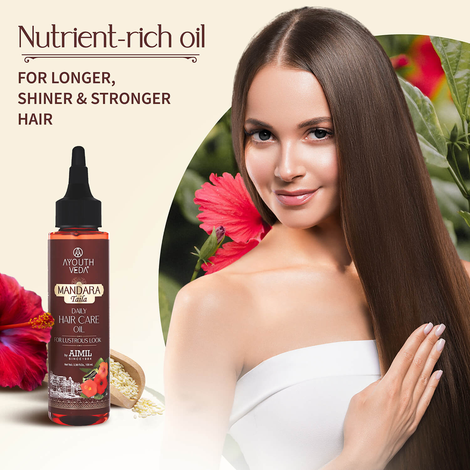 Mandara Taila Daily Hair Care Oil For Lustrous Look 100ml 100ml