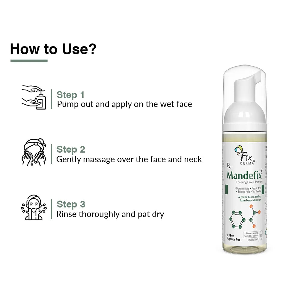 Mandefix Foaming Face Cleanser 100ml