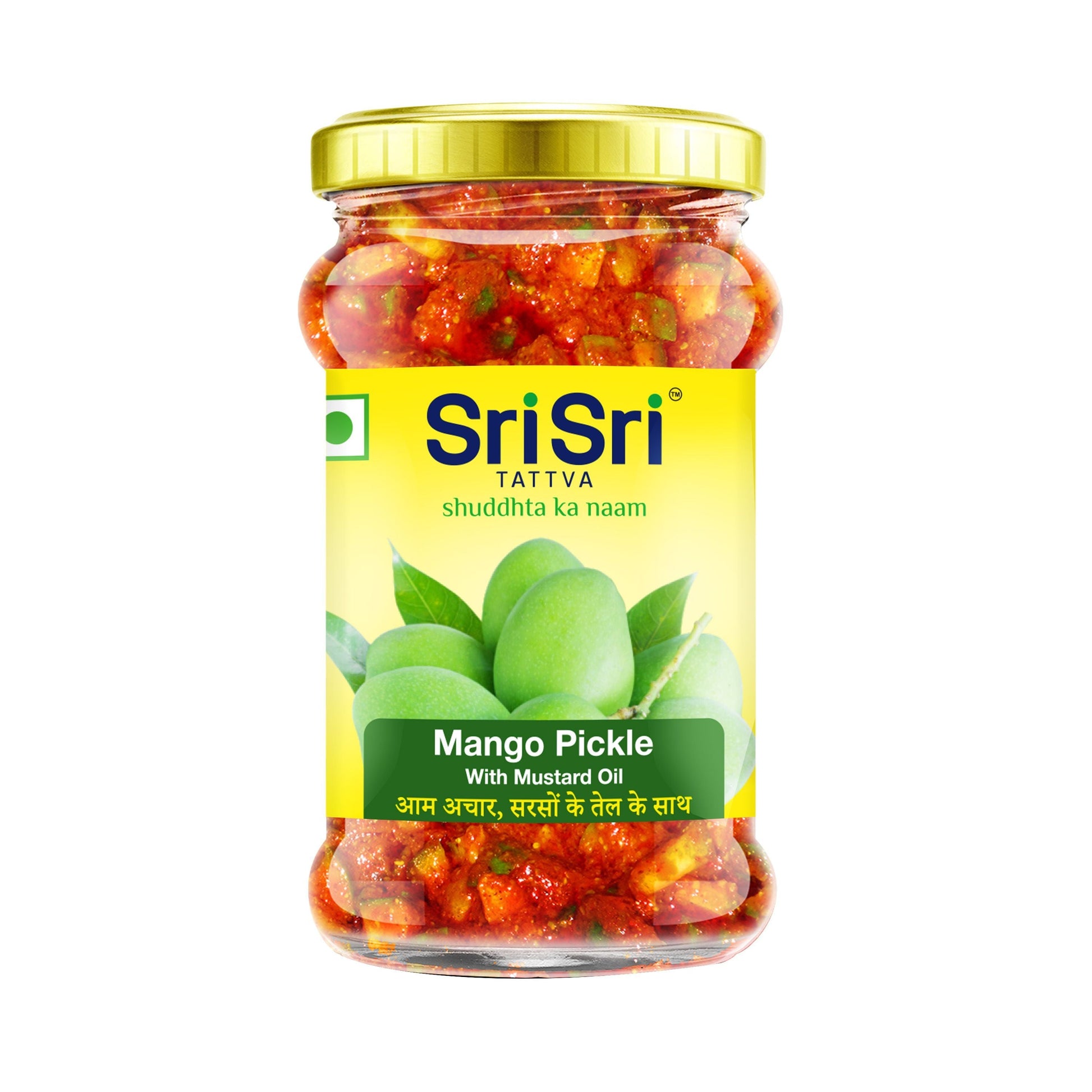 【Sri Sri Tattva】 Mango Pickle (Mustard Oil)｜ マンゴーピクルス（マスタードオイル）｜ 300g