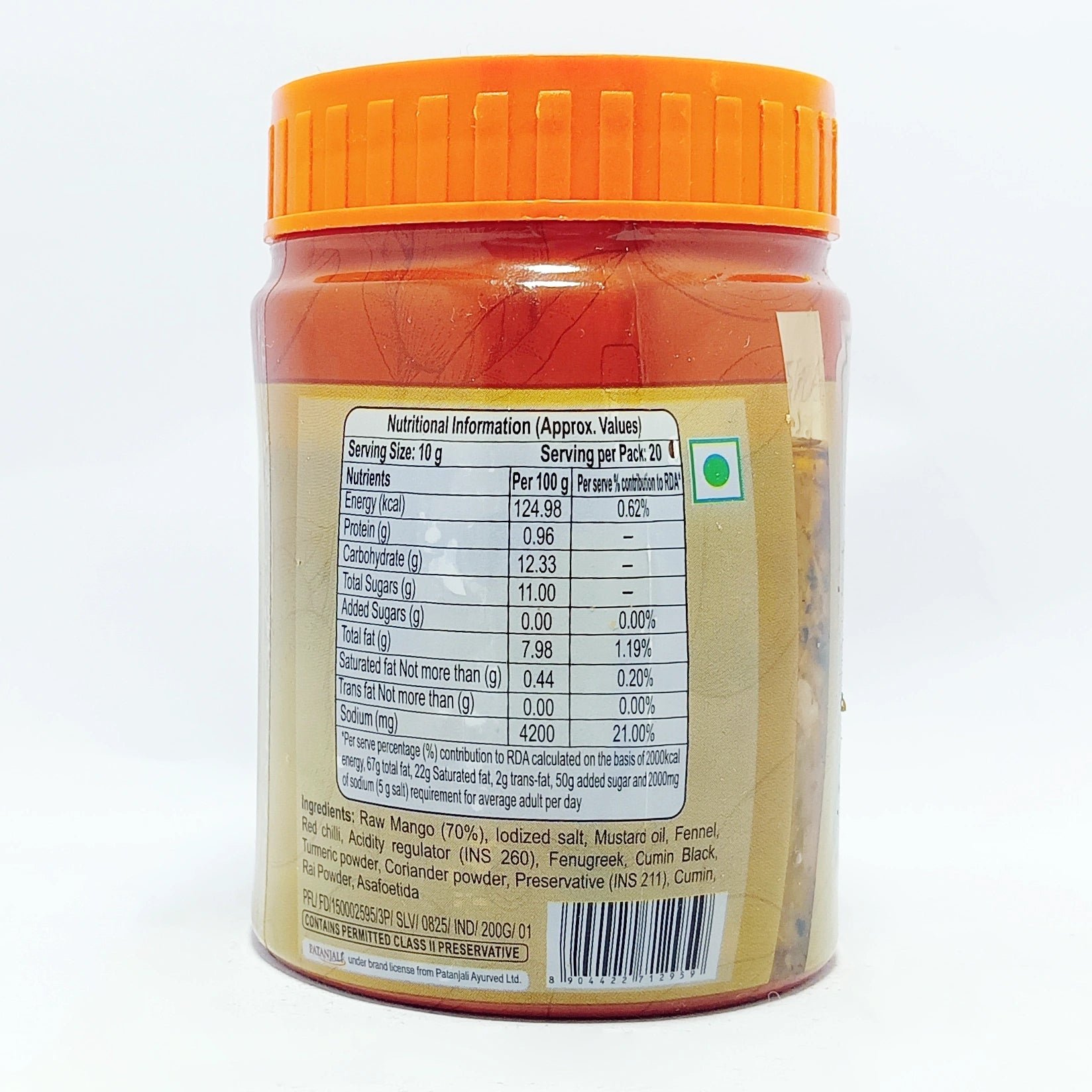 Patanjali Mango Pickle (500 g) 200g