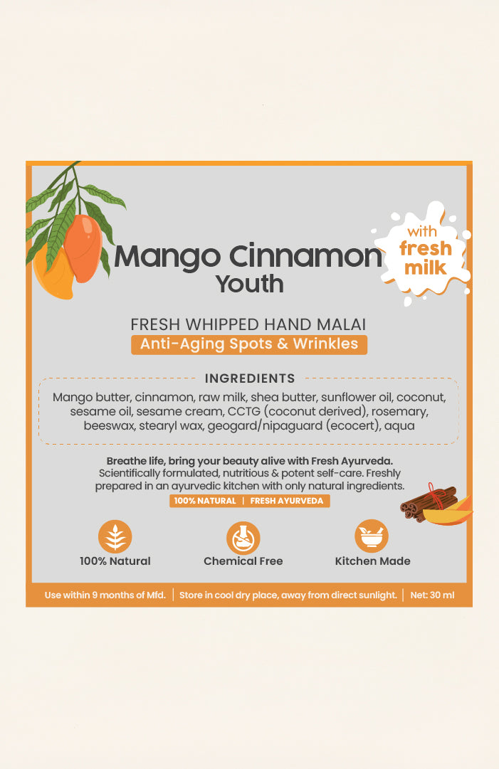 Mango Cinnamon Youth Hand Malai 30ml×2個