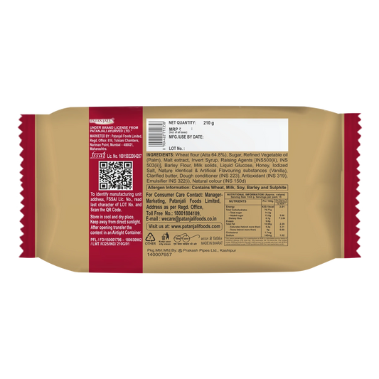 Patanjali Marie Biscuits 210g