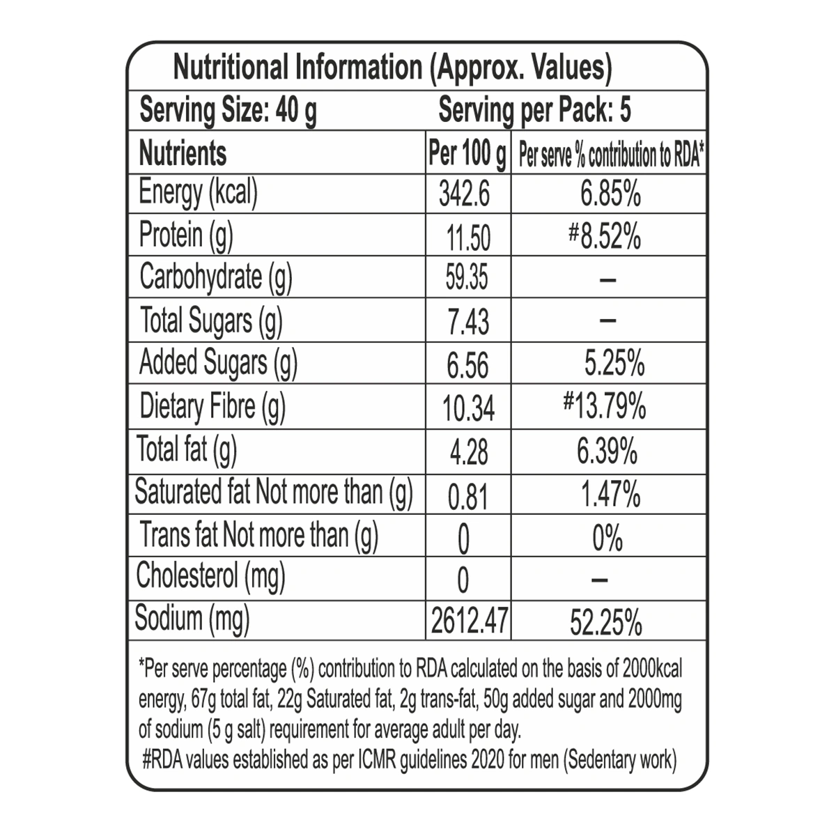 Patanjali Masala Oats (200 g)