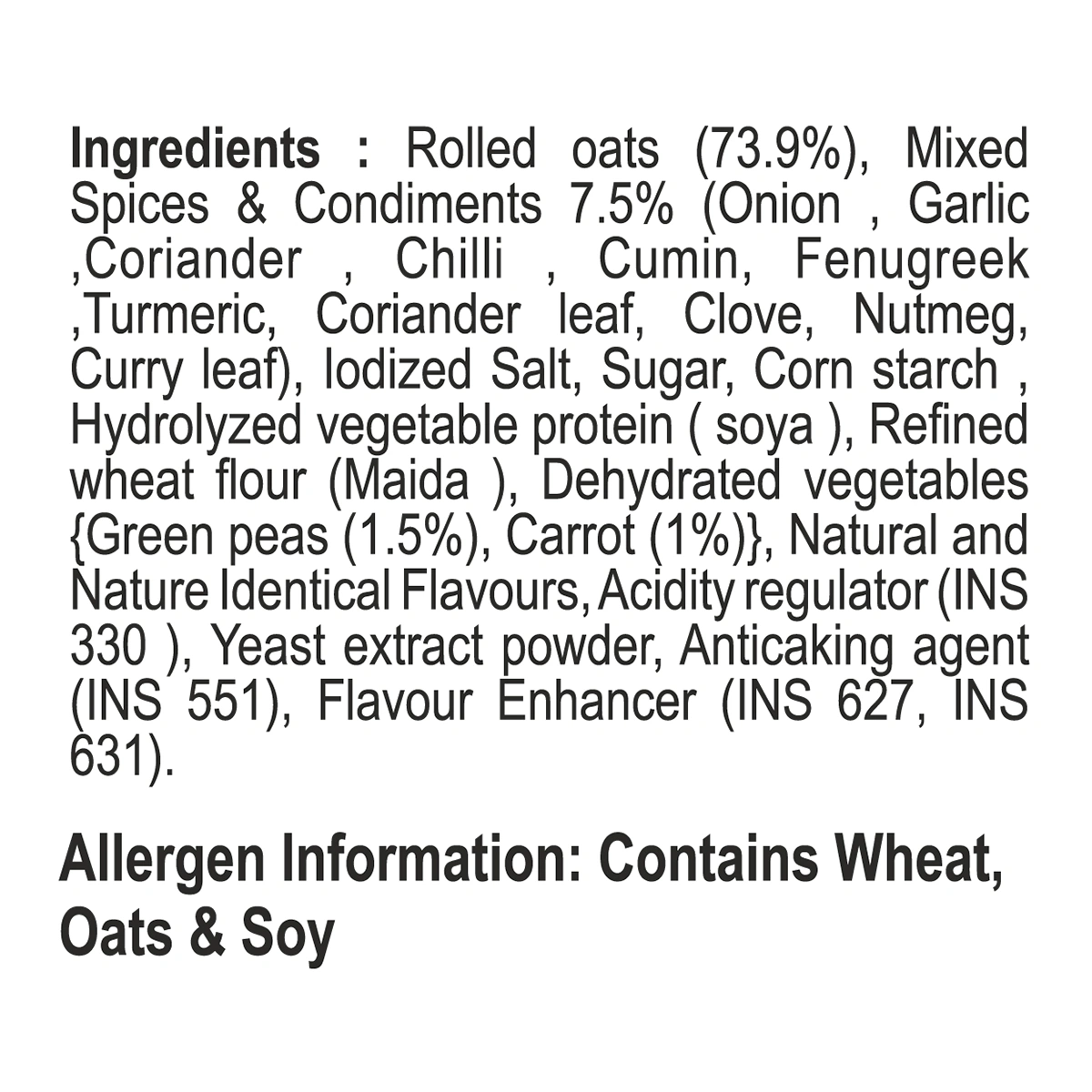 Patanjali Masala Oats (200 g) 400g