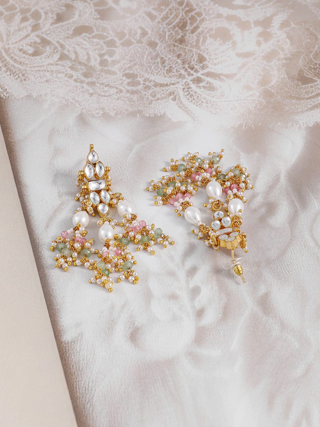Masterpiece in Gold & Kundan Necklace Set フリーサイズ