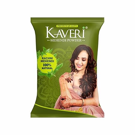 Kaveri Mehendi Powder 100% Natural Henna Powder For Hairs, Hands & Feet (500 gm) 500g