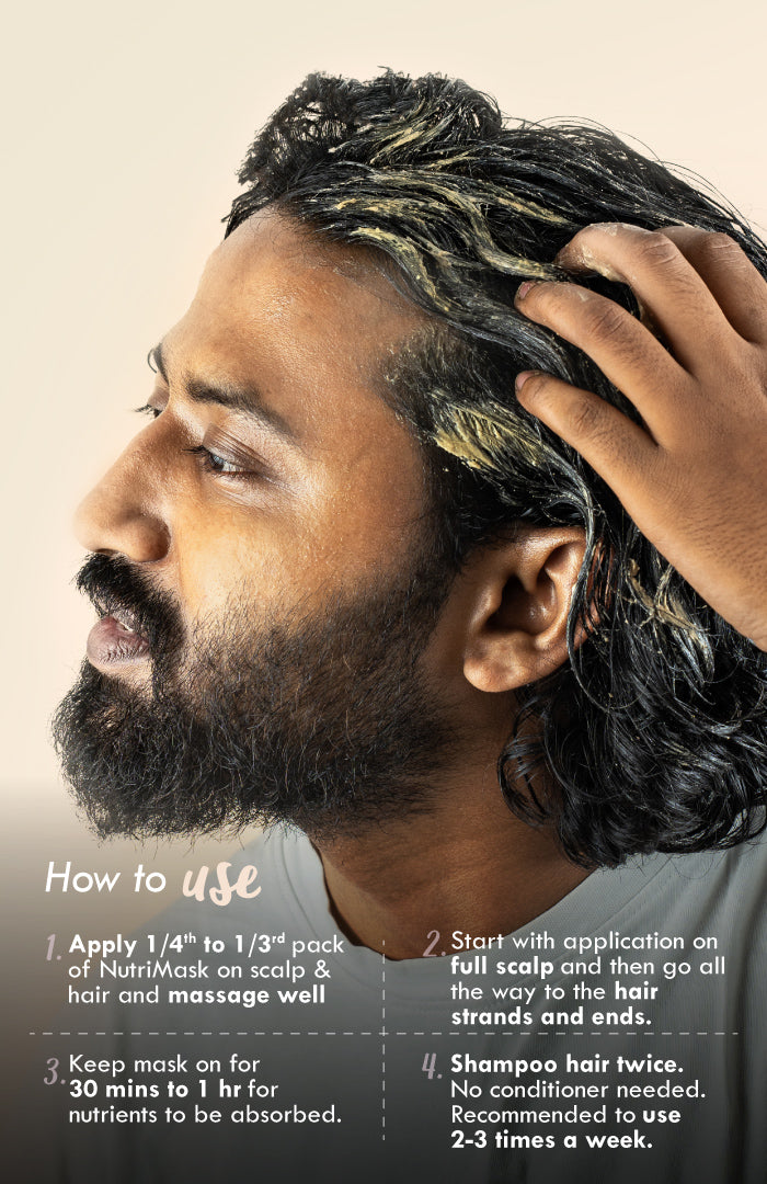 Fresh Men's Hair Revital NutriMask 40g × 2