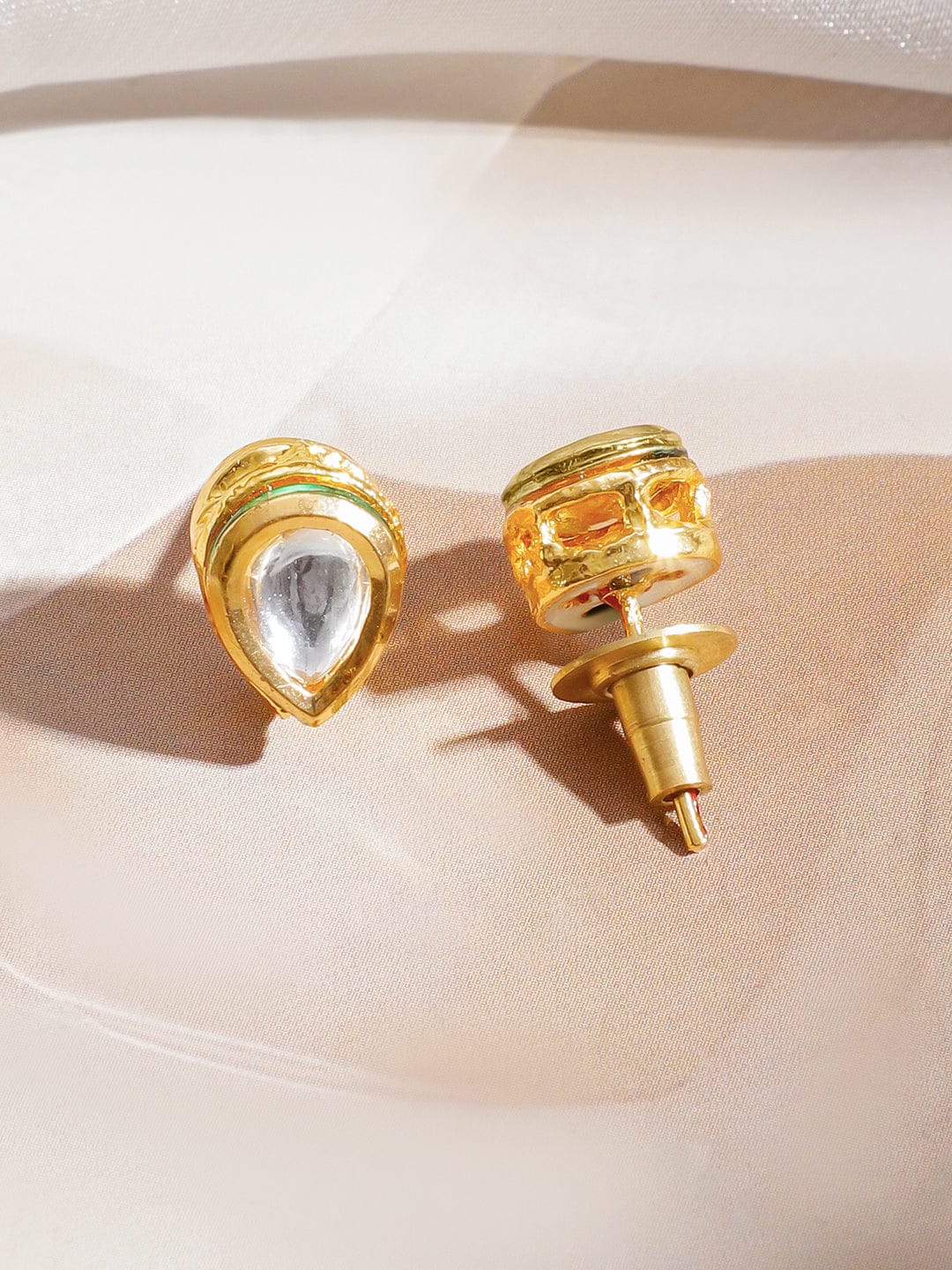Minimal Luxe Kundan Pendant Set フリーサイズ