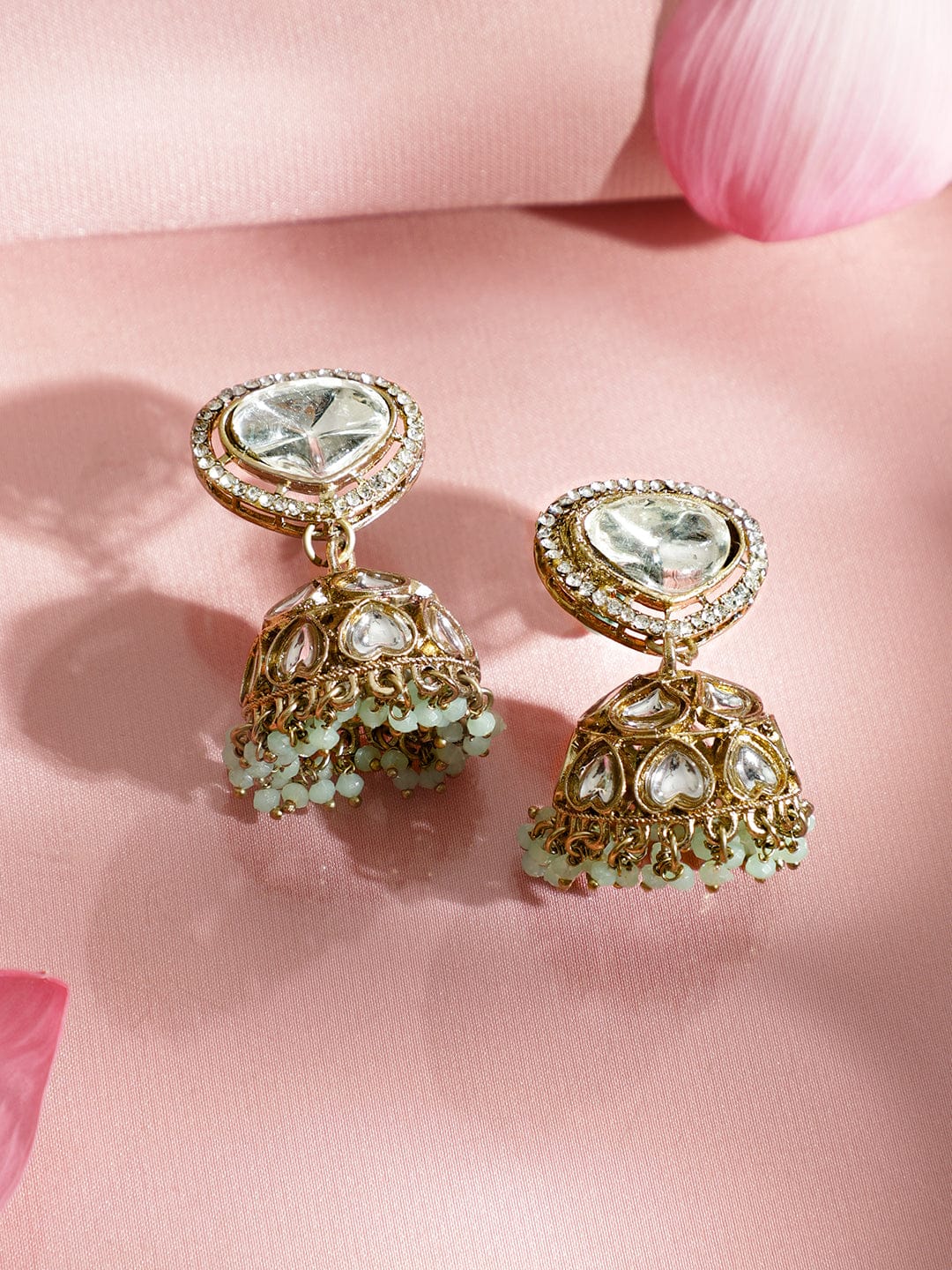 Mint Mirage Kundan Choker Set フリーサイズ