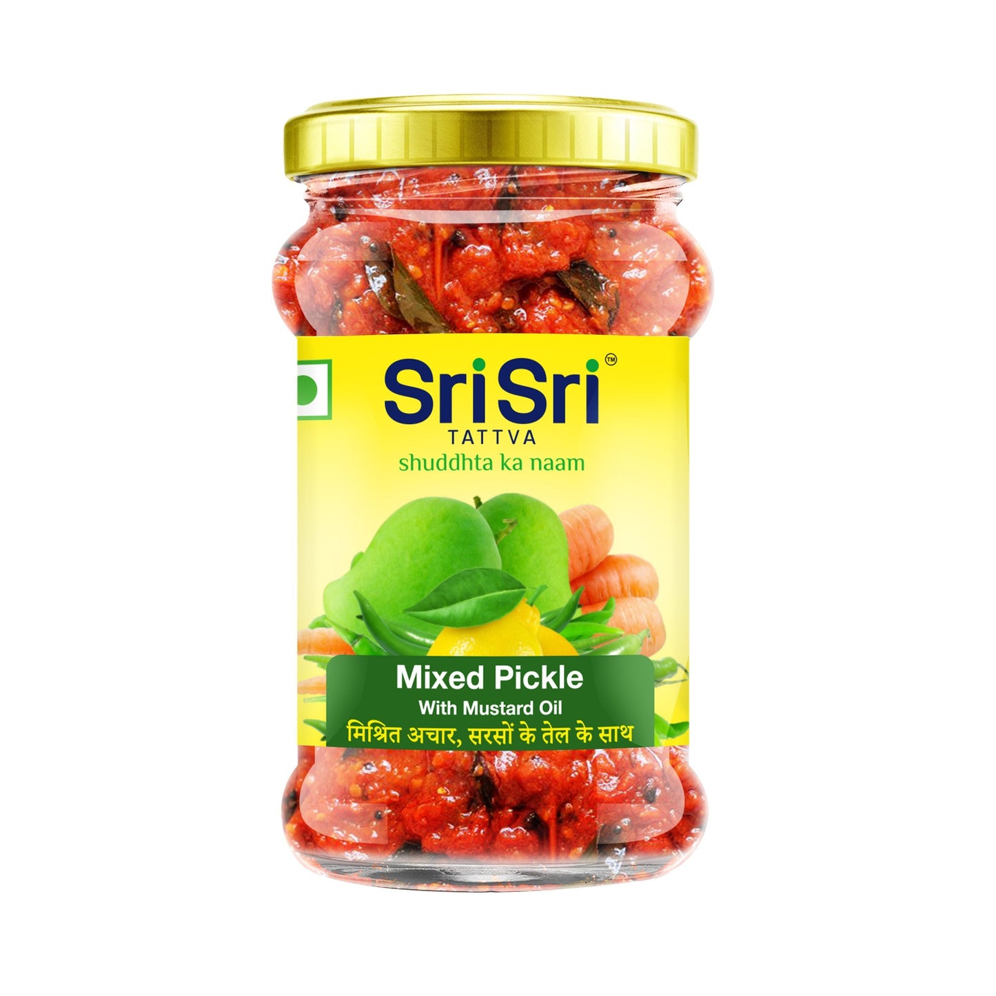 【Sri Sri Tattva】 Mixed Pickle (Mustard Oil)｜ ミックスピクルス（マスタードオイル）｜ 300g