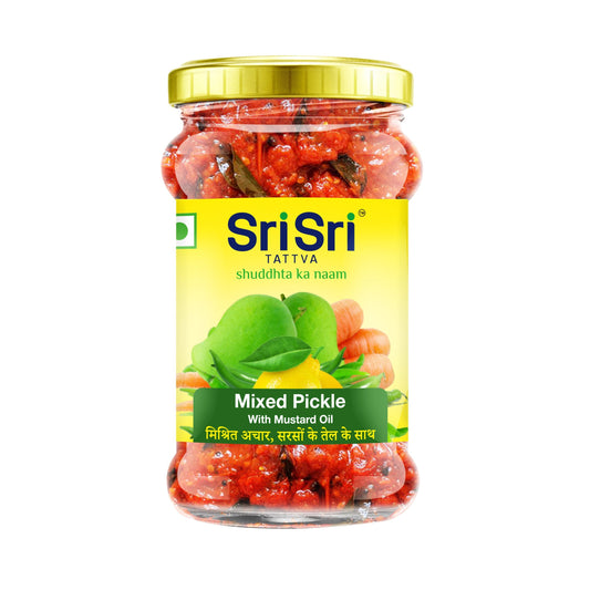 【Sri Sri Tattva】 Mixed Pickle (Mustard Oil)｜ ミックスピクルス（マスタードオイル）｜ 300g