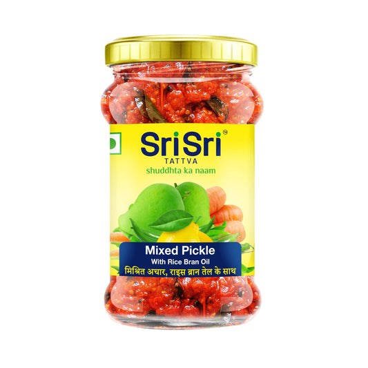 【Sri Sri Tattva】 Mixed Pickle (Rice Bran Oil)｜ ミックスピクルス（ライスブランオイル）｜ 300g