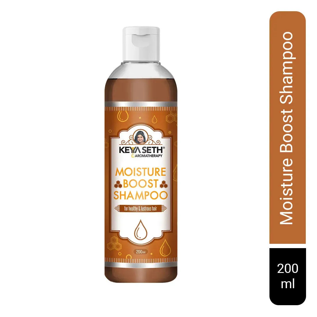 Moisture Boost Shampoo for Dry Dull Frizzy Hair- Makes Hair Shine, Soft, Smooth & Silky with Honey, Milk Protein, Pro -Vitamin B5 for Men & Women 200ml x 2