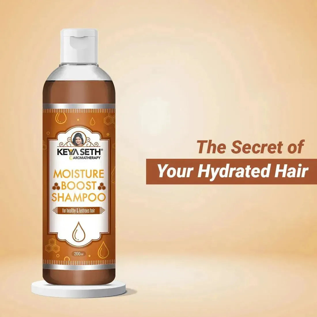 Moisture Boost Shampoo for Dry Dull Frizzy Hair- Makes Hair Shine, Soft, Smooth & Silky with Honey, Milk Protein, Pro -Vitamin B5 for Men & Women 200ml