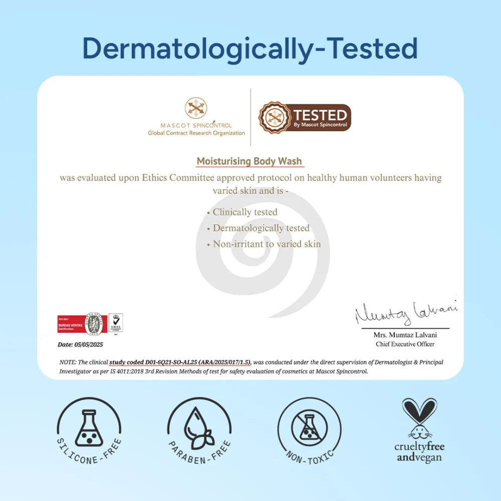 Moisturising Body Wash for Dry and Dehydrated Skin with Shea Butter 300ml