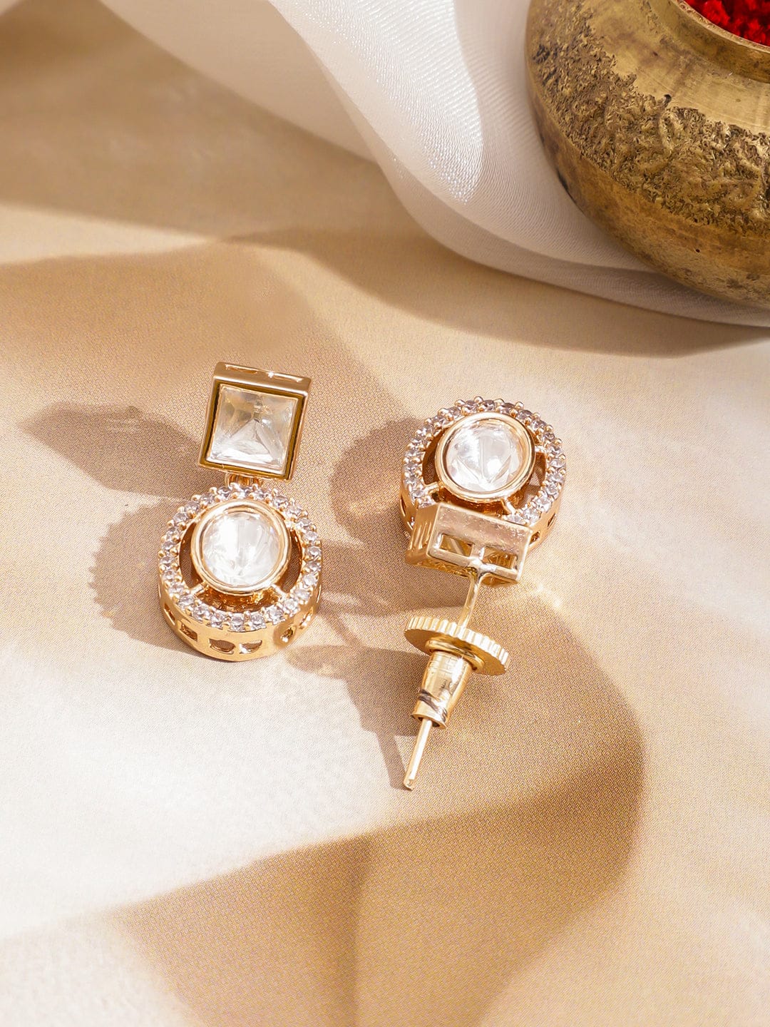 Moonlit Kundan Necklace Set フリーサイズ