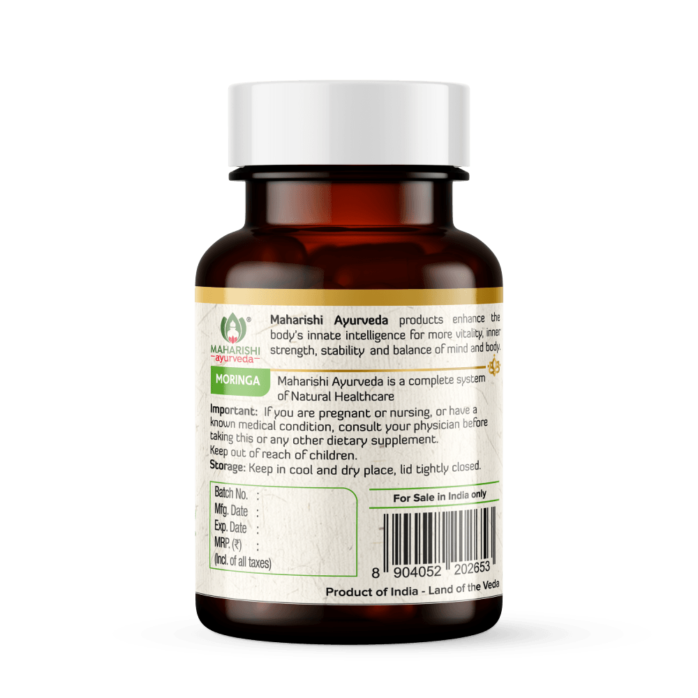 Maharishi Ayurveda Organic Moringa Tablets – Immunity & Energy Support