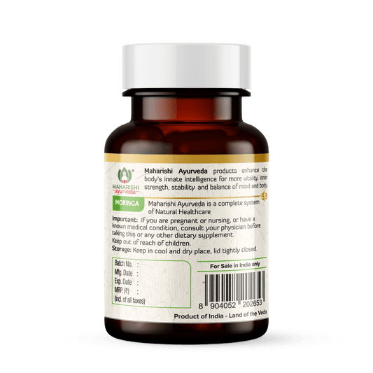 Maharishi Ayurveda Organic Moringa Tablets – Immunity & Energy Support