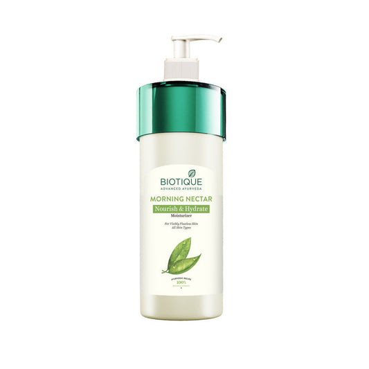 【Biotique】 MORNING NECTAR Nourish & Hydrate Moisturizer｜モーニングネクター Nourish Hydrate モイスチャライザー｜800ML