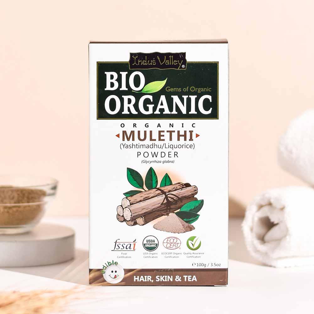 Bio Organic Mulethi Powder - 100gm 100g