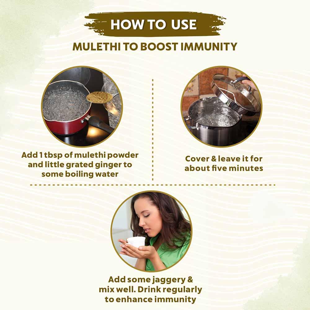 Bio Organic Mulethi Powder - 100gm 100g