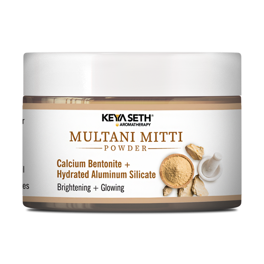 Multani Mitti Powder Face Pack for Women & Men Brightening + Glowing Skin 100g x 3