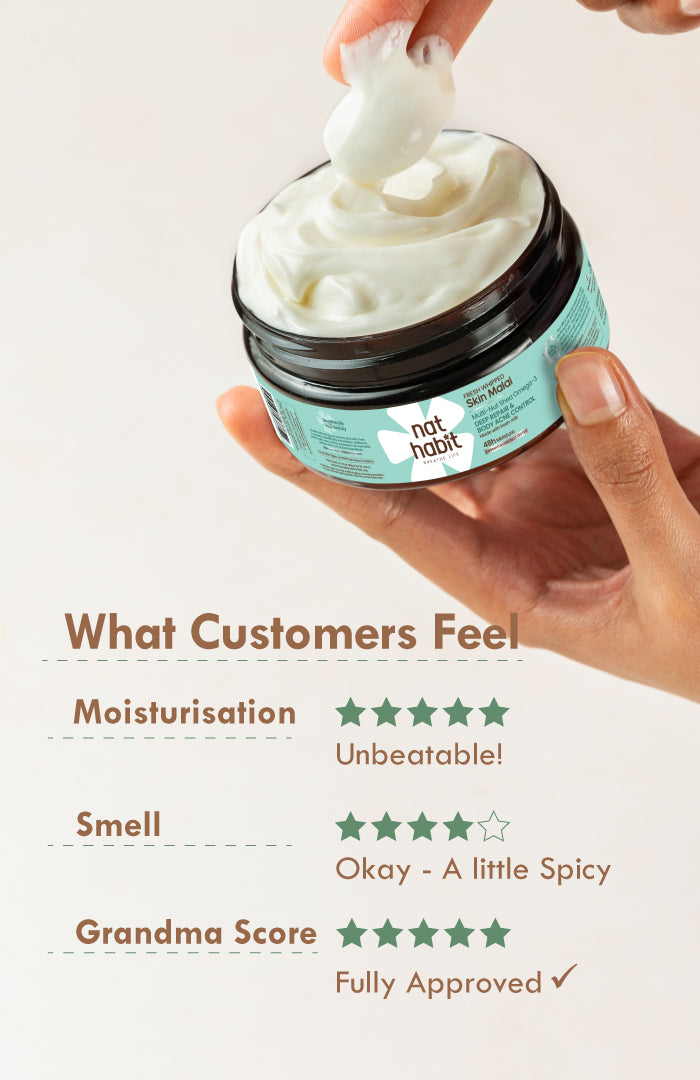 Multi-Nut Shea Omega-3 Body Malai 120ml × 2
