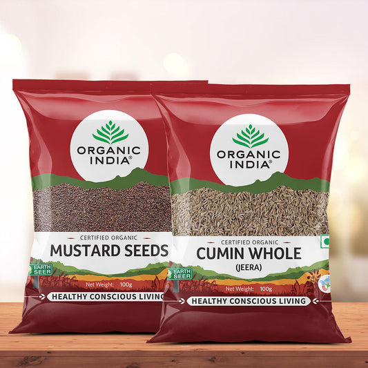 Mustard Seeds & Cumin Whole (Jeera) Combo