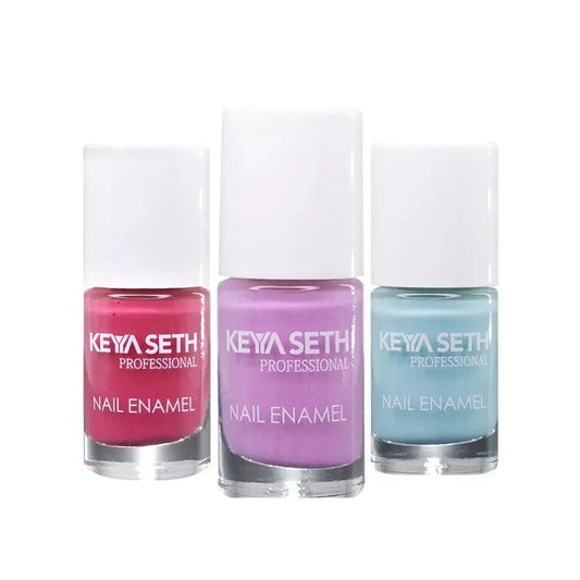 Soothing Pink + Aquatica + Ballerina Long Wear Nail Enamel Enriched with Vitamin E & Argan Oil 18g