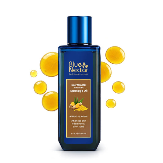 Nalpamaradi Thailam - Skin Brightening Oil with Turmeric for Body and Face (16 herbs) 100ml