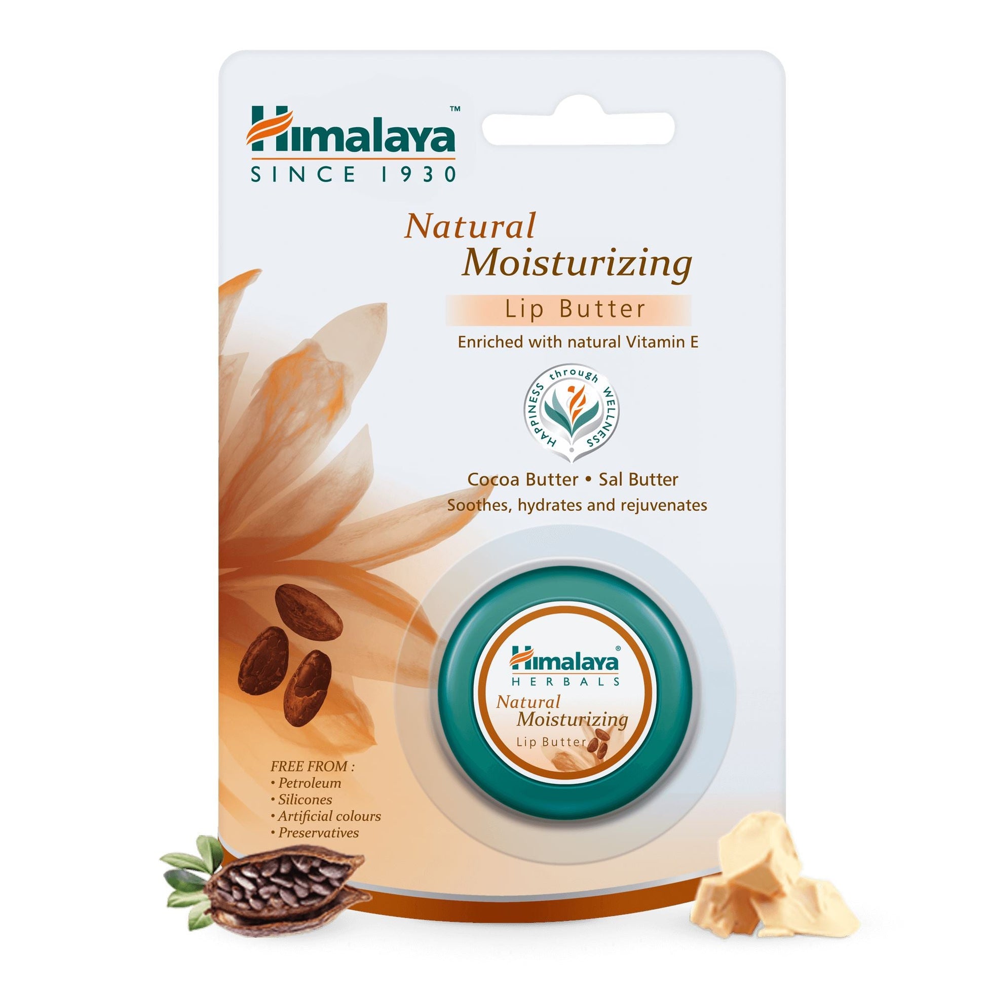 【Himalaya】 Natural Moisturizing Lip Butter｜ナトゥラルモイスチャライジングリップブトテル