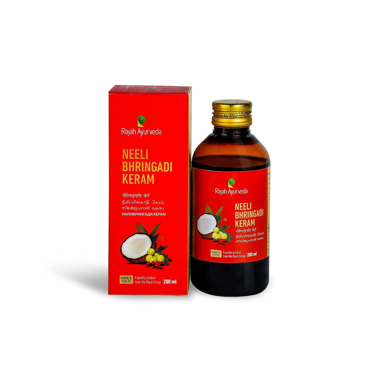 Rajah Ayurveda Neelibhringadi Keram Hair Oil 200ml