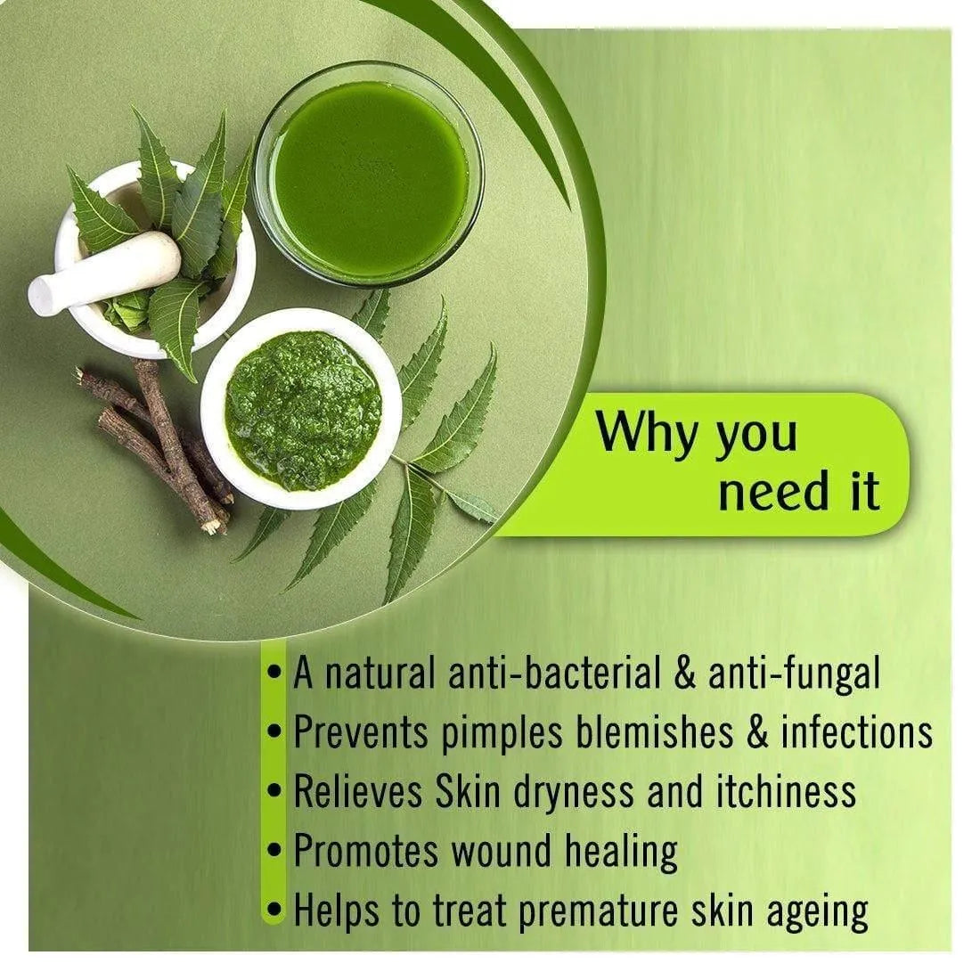 Neem Bodywash Gel Enriched with Pure Neem Essential Oil 200ml