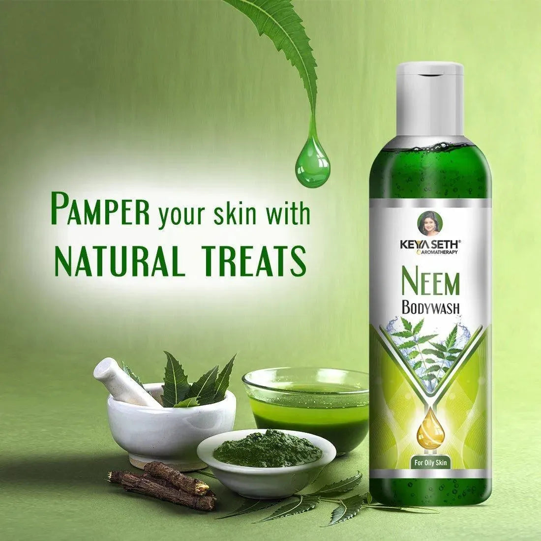 Neem Bodywash Gel Enriched with Pure Neem Essential Oil 200ml